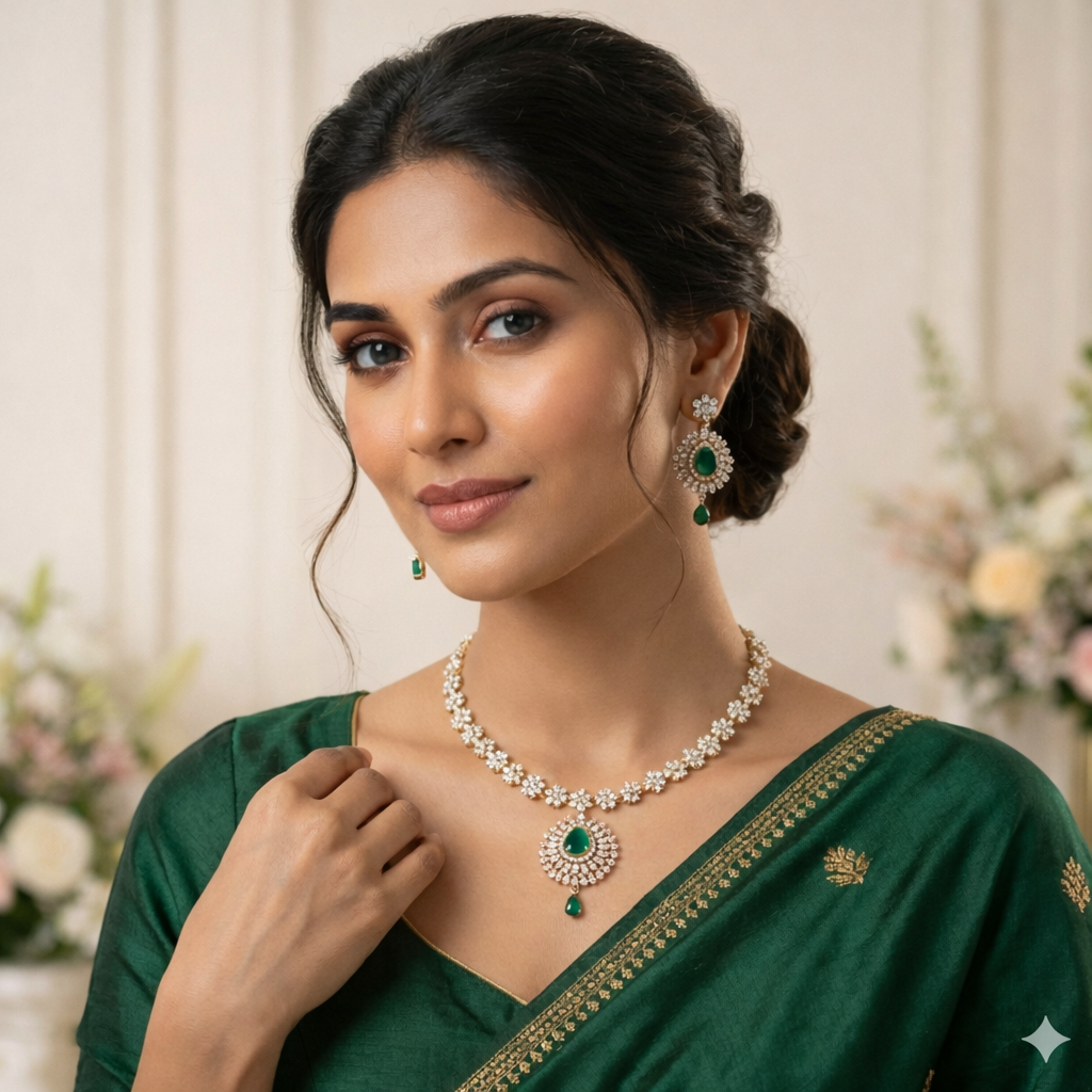 Prisha Elegant AD occasion necklace set - Work to Event