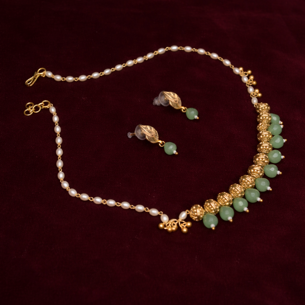 Zenshyn Pearl elegant minimal mala - office wear