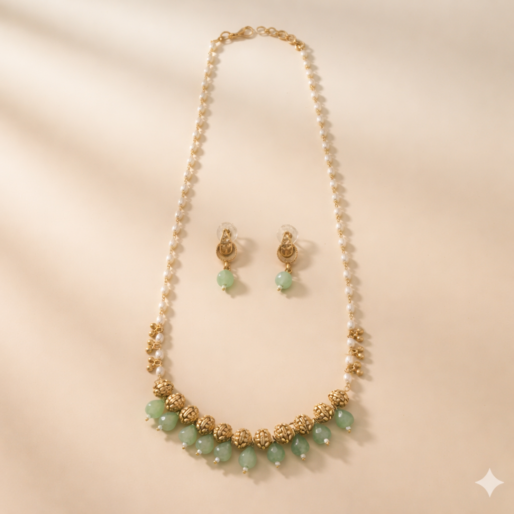 Zenshyn Pearl elegant minimal mala - office wear