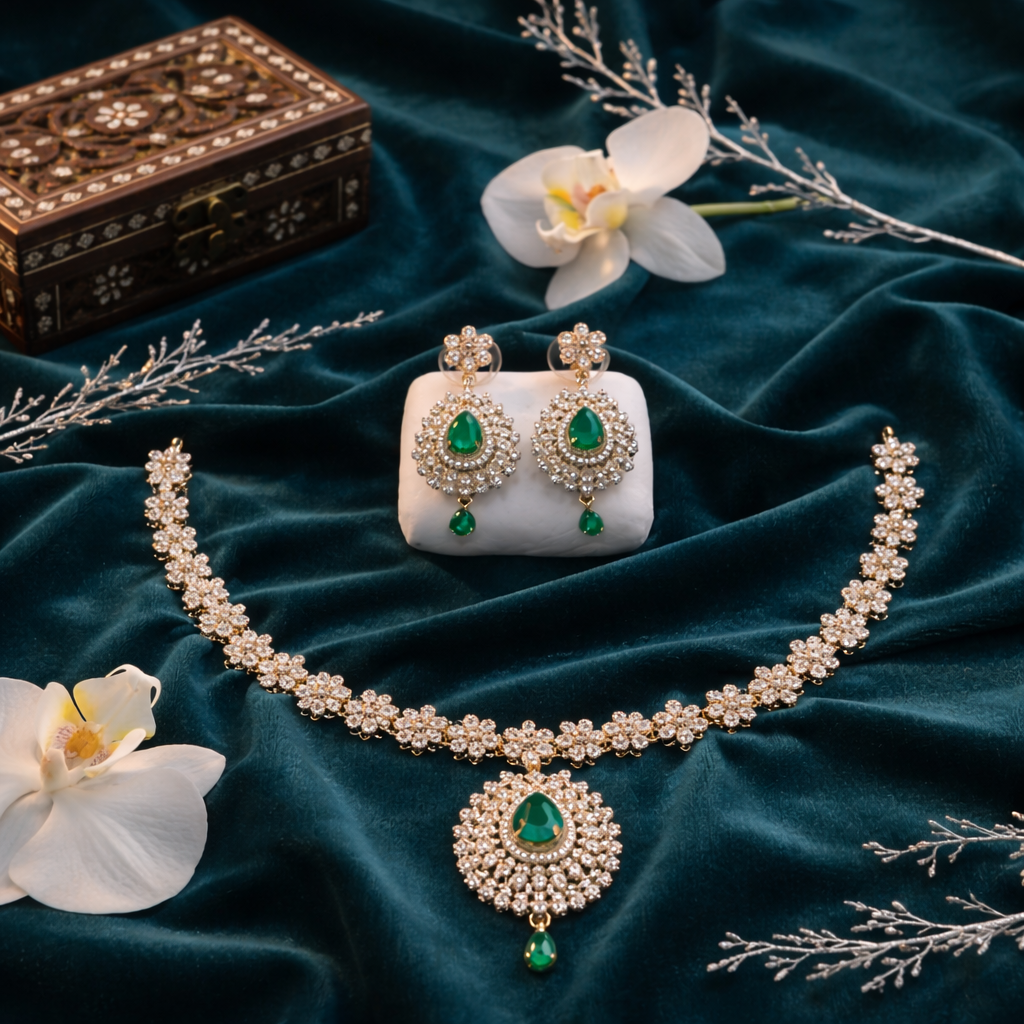 Prisha Elegant AD occasion necklace set - Work to Event