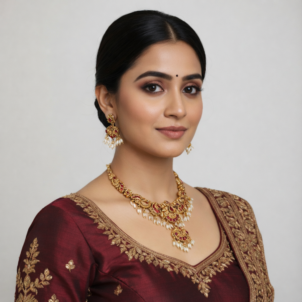 Zenshyn Kalyani Heritage Necklace - Occasion wear