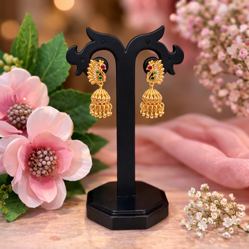 Premium Impon multistone Jhumkas - work to event