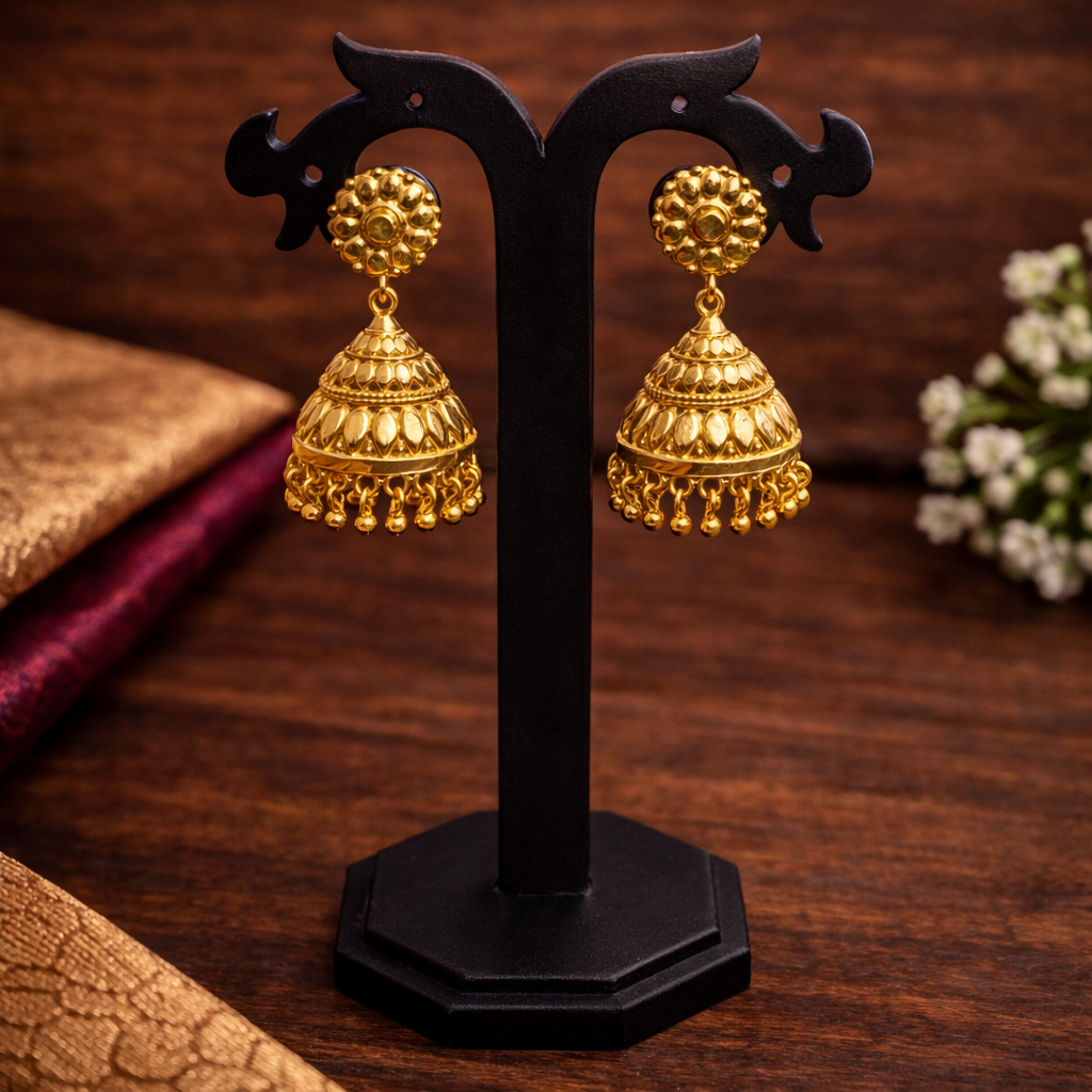 Elegant Premium impon big size Jhumkas - Occasion wear