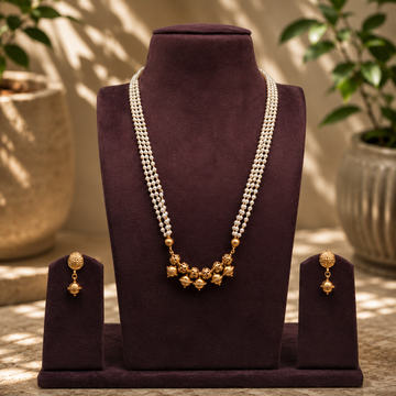 Premium pearl mid-length mala - work to event
