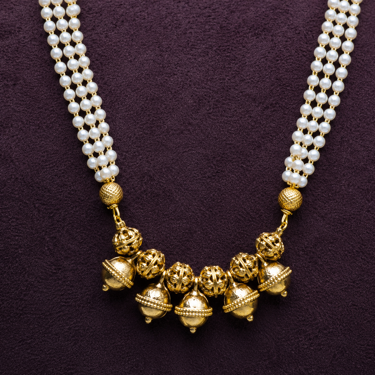 Premium pearl mid-length mala - work to event