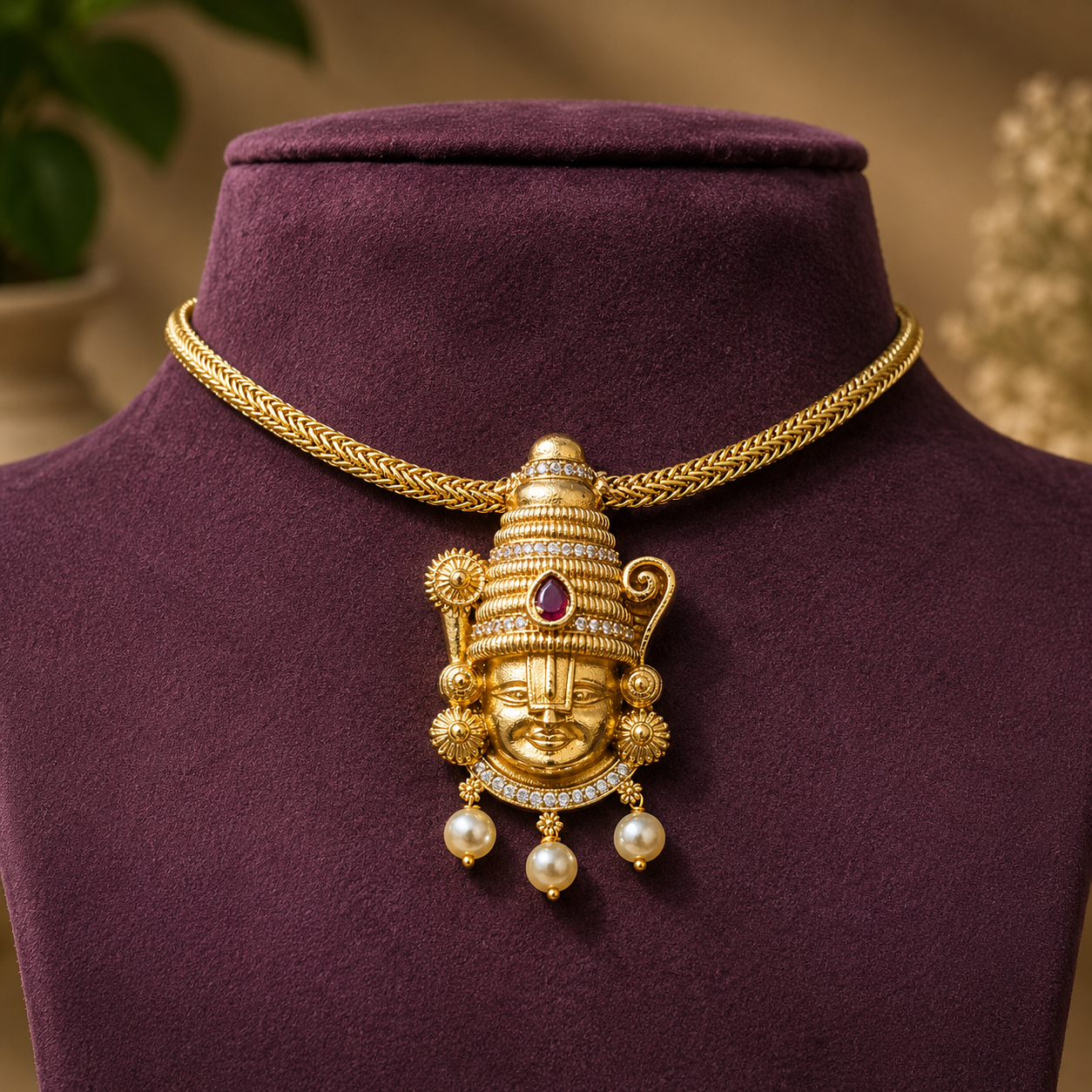 Premium viral Balaji minimal necklace- minimal wear