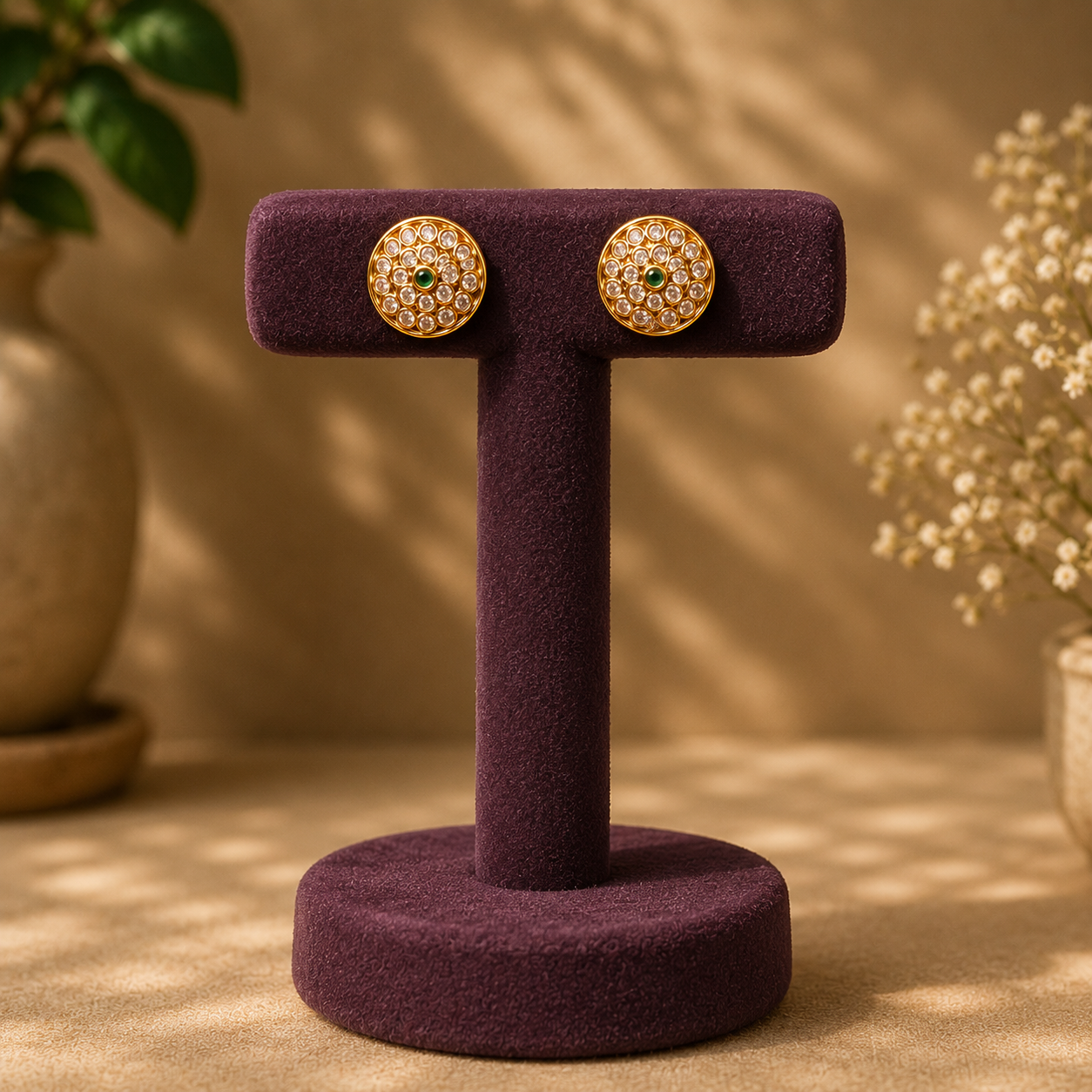 Premium viral kemp stone minimal necklace- minimal wear