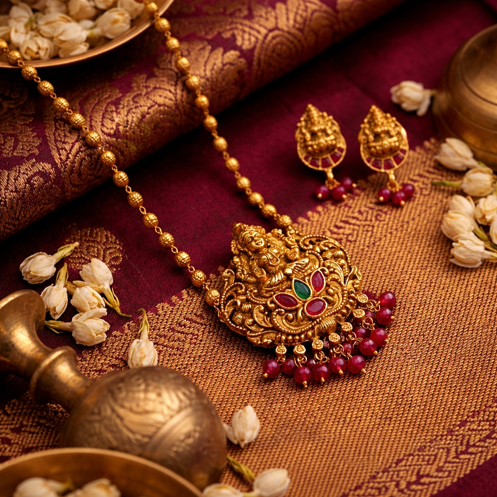 Zenshyn Temple Minimal Lakshmi Chain - Office wear