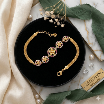 Premium impon AD stone minimal Bracelet- Office wear