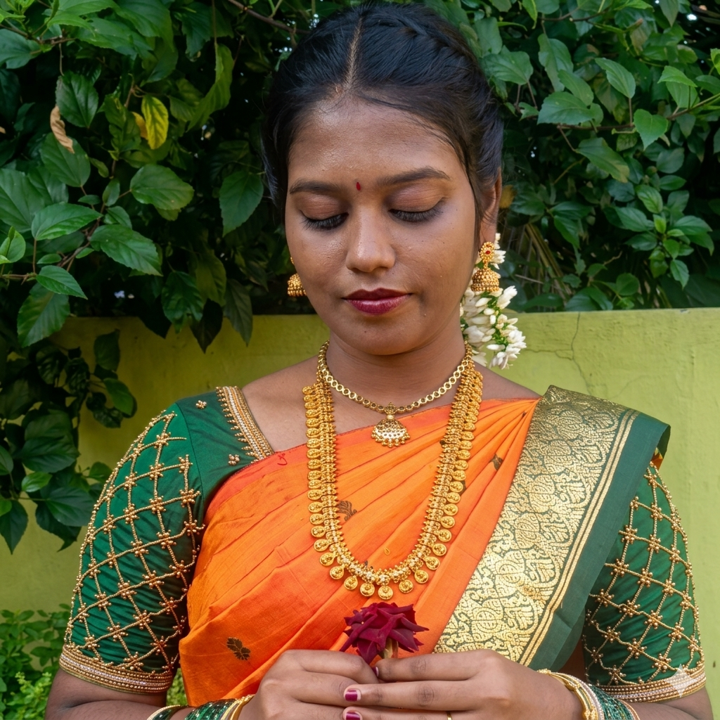 Chettinad heritage KAASUMALA - occasion set