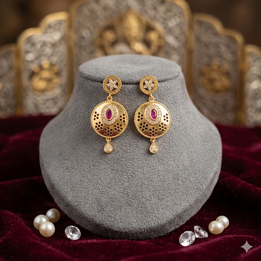 Premium Impon trendy Hasli necklace - occasion wear