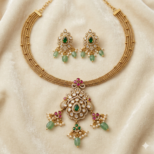Queen Victorian pendant HASLI necklace- occasion wear
